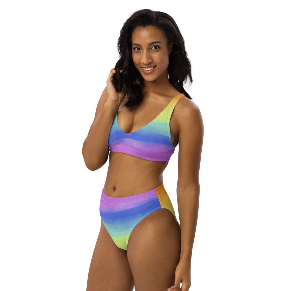 bikini talle alto mujer materiales reciclados